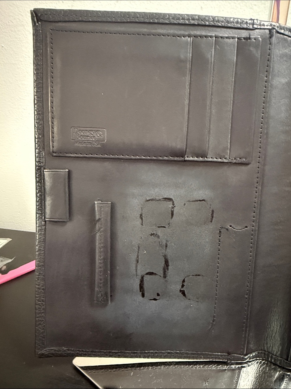 Dooney & Bourke Vintage All Weather Leather Organizer Day Planner - Picture 4 of 10